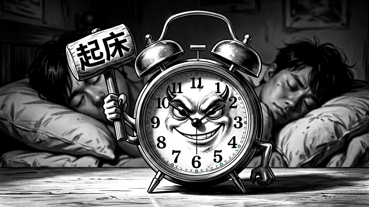 第二格：闹钟露出真面目——今日任务：摧毁主人的美梦。