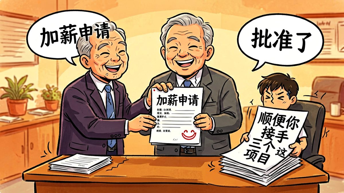 加薪申请刚递交，加活通知紧随至