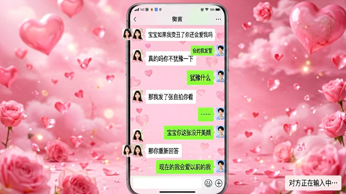 送命题经典考题，男生试图用'现在的我'逻辑逃脱，但还是被反将一军。