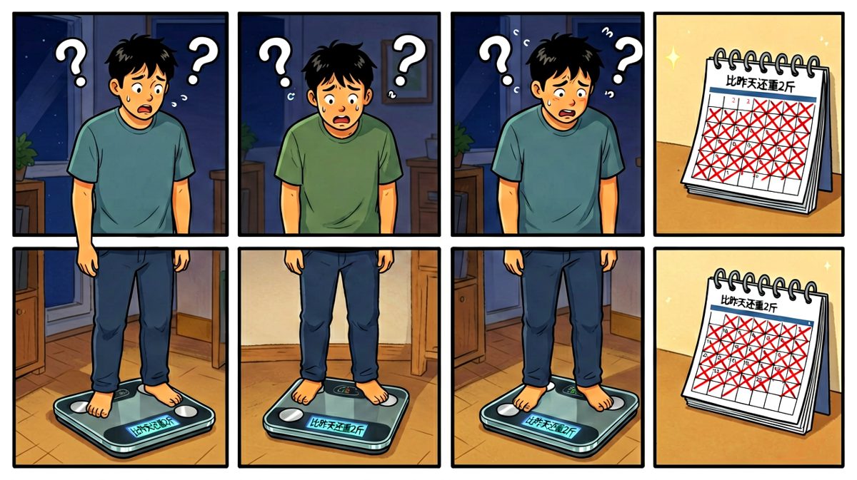 体重秤给出了致命一击