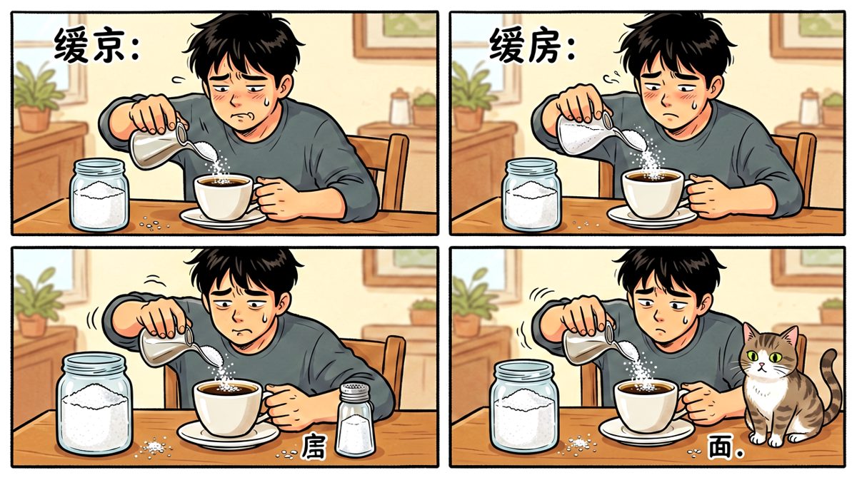 把盐当成糖，这操作我没谁了