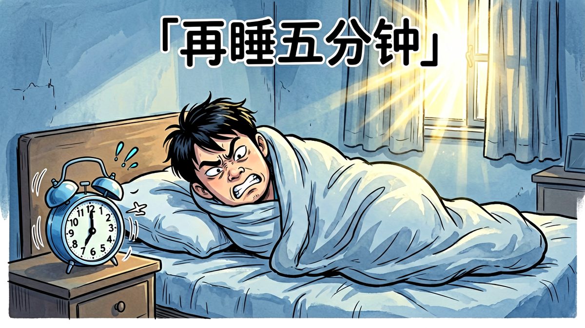 闹钟响了，但被窝是我的封印。