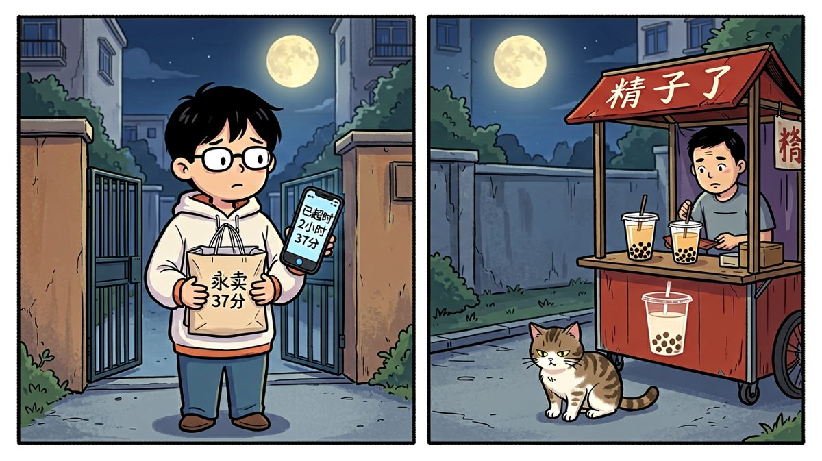 两小时……我的奶茶，已经实现了财务自由。