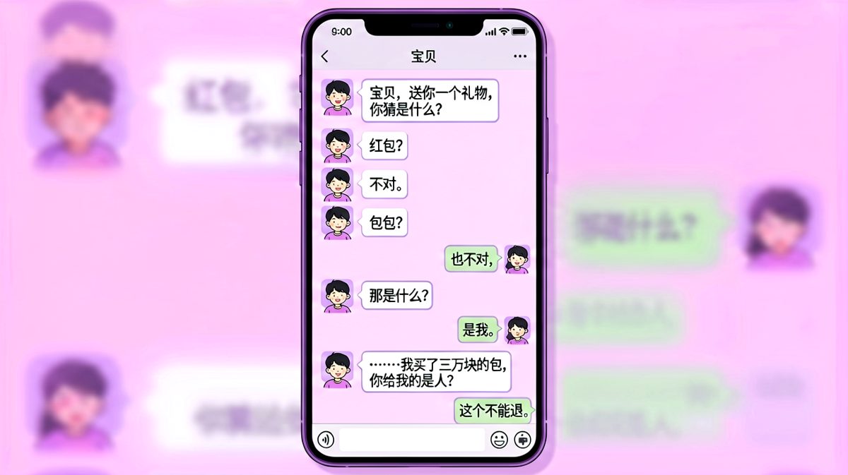 男生送的礼物，主打一个不能退货