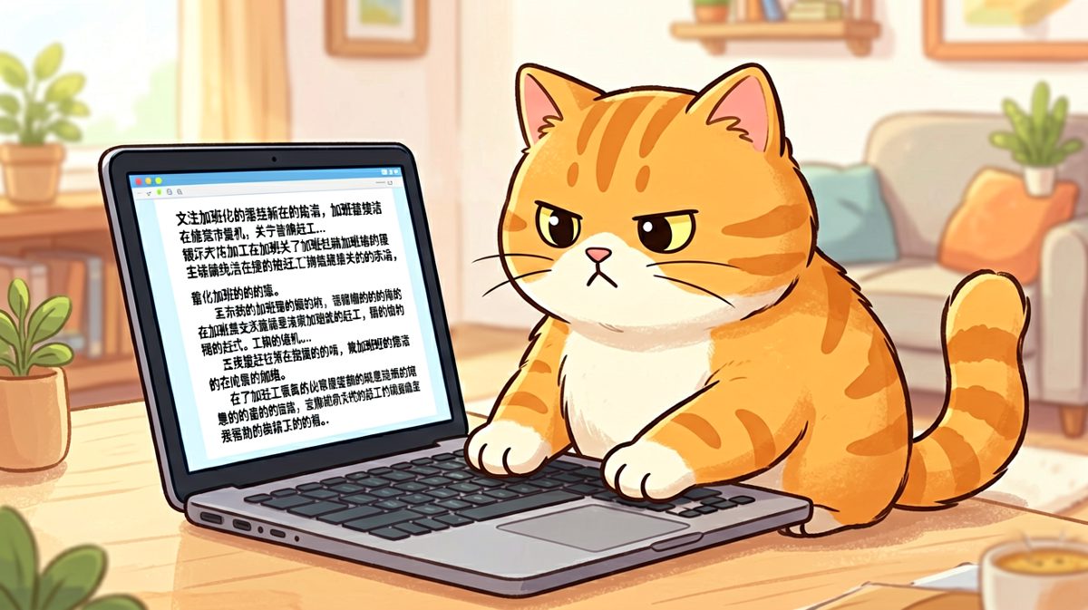 猫咪：这个方案我改了八遍，你们都不懂我的良苦用心。