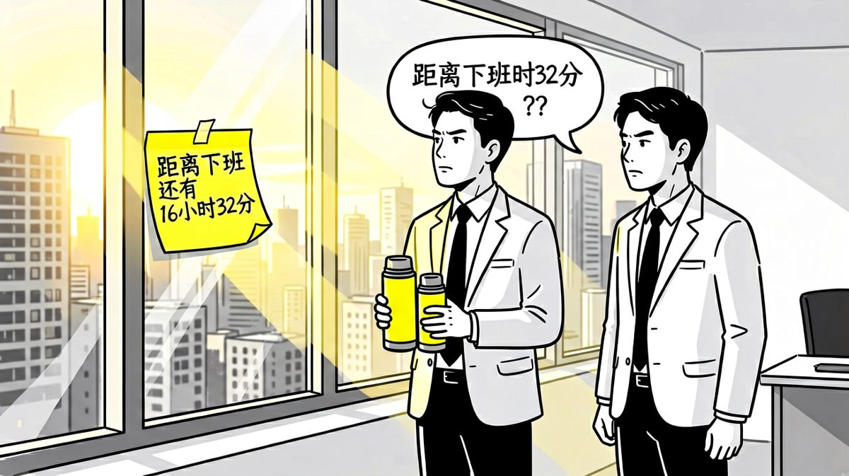 打工人的尽头不是财务自由，是到点下班