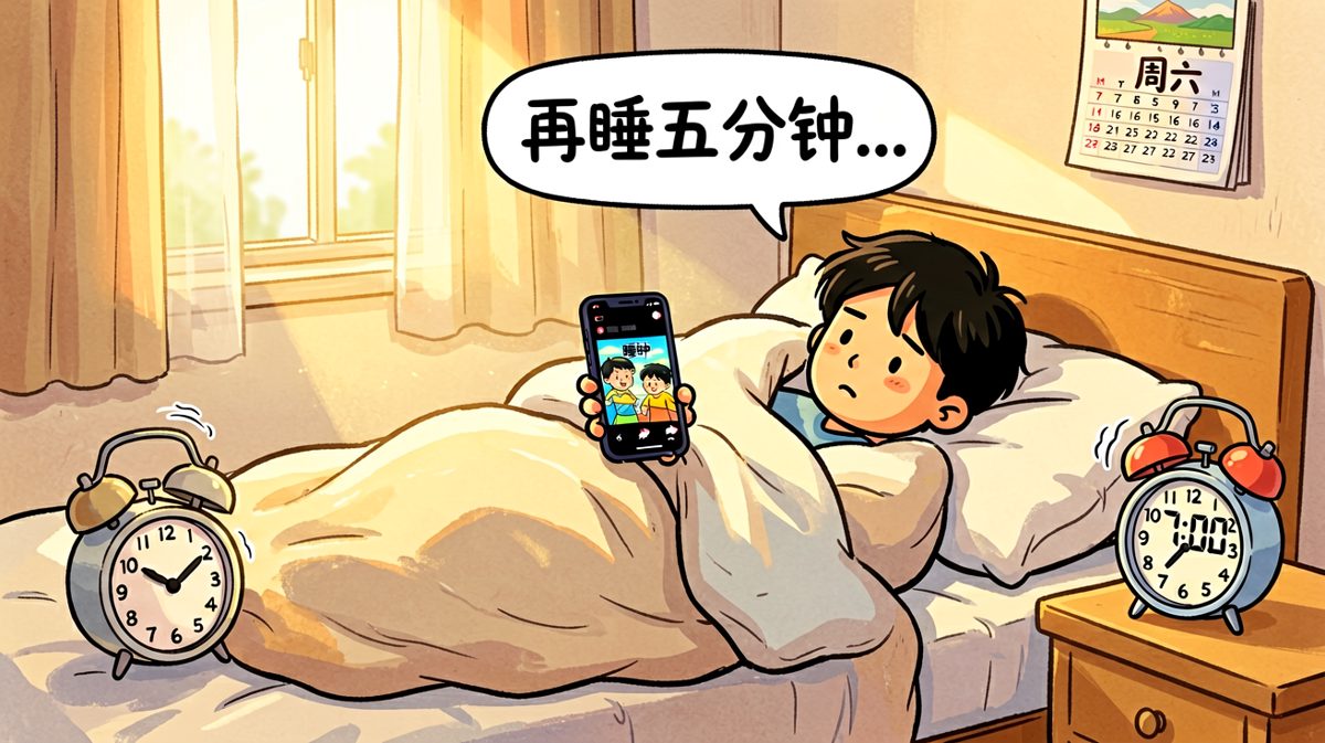 周六现实：计划的开始就是赖床