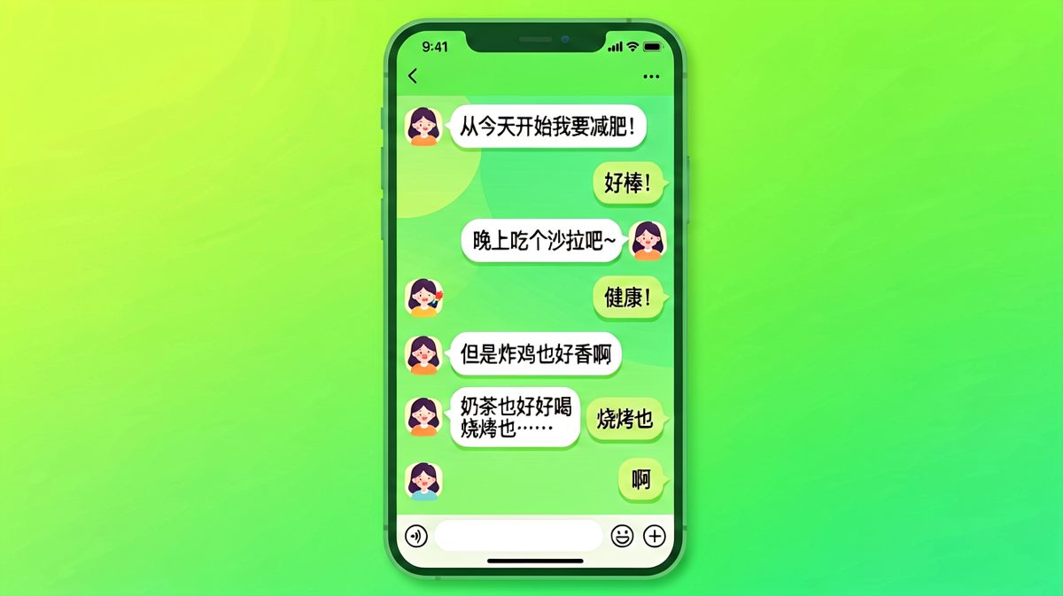 减肥计划从早上持续到炸鸡出现的那一刻