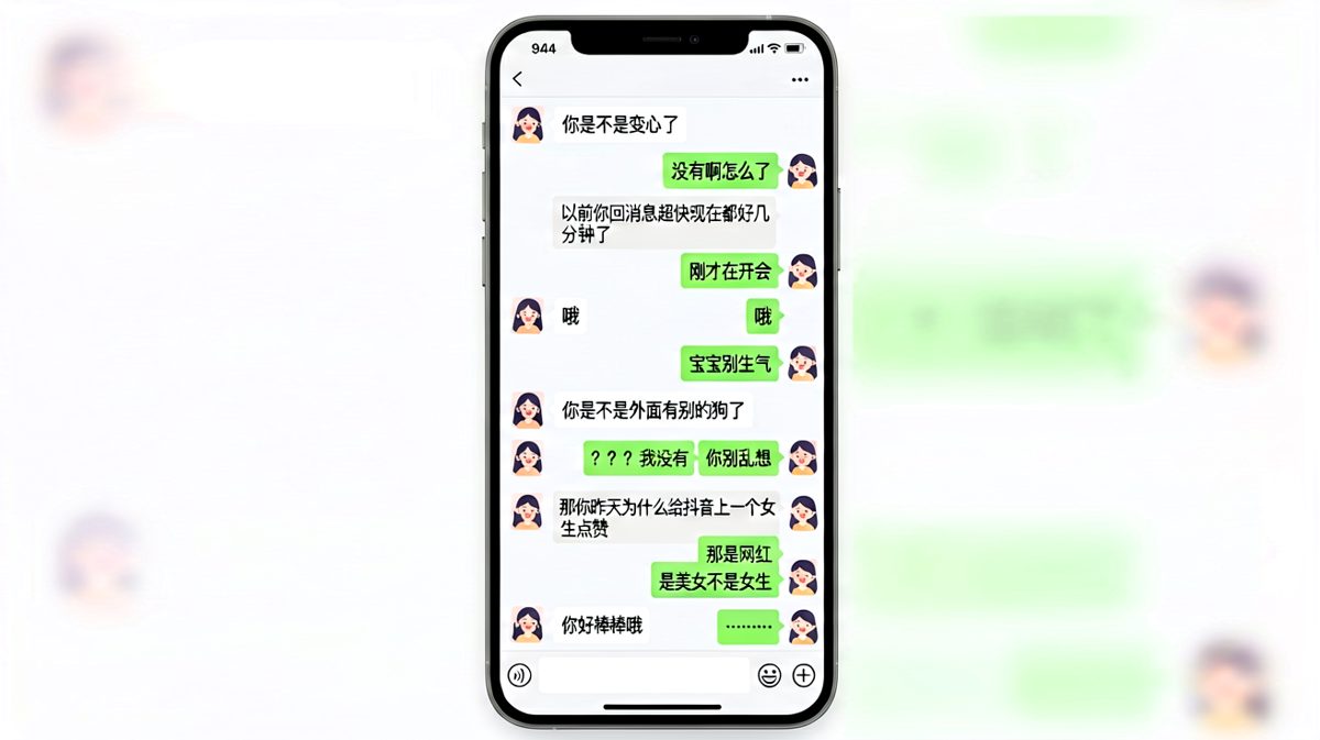 给网红点赞引发的感情危机