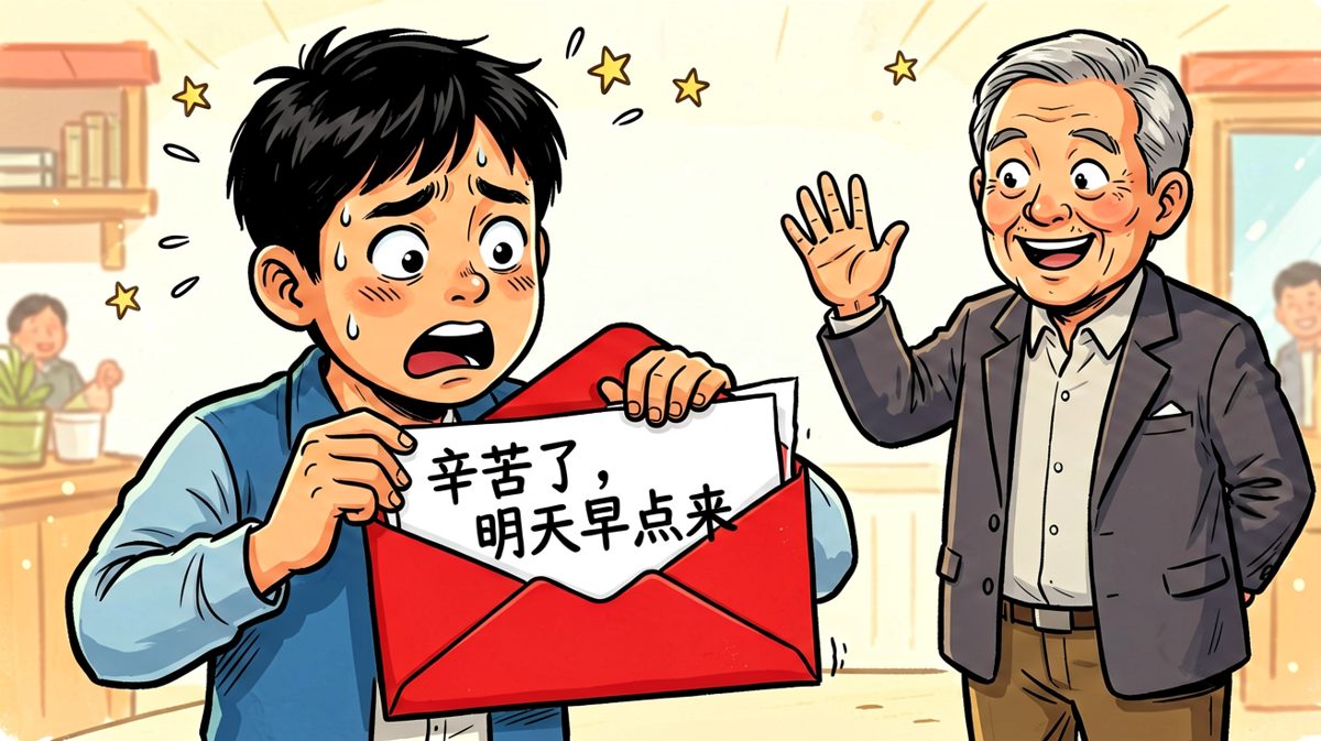 信封里只有一张纸条，反转来了