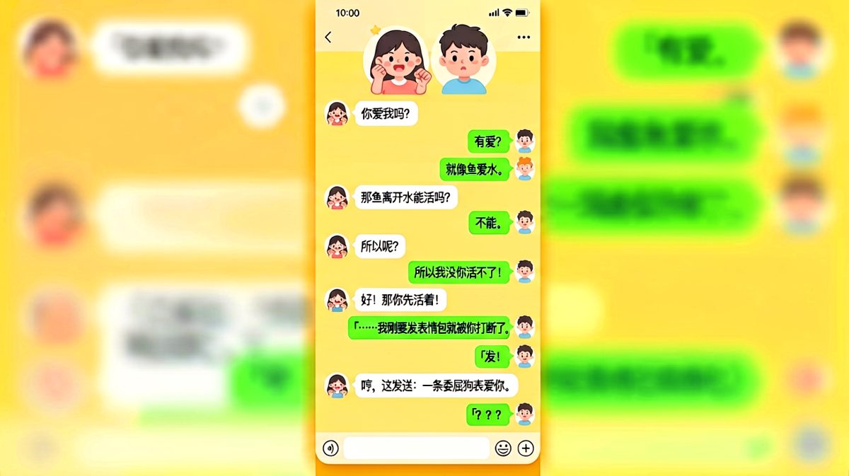 「所以你没我活不了」「好那你先活着」生死追击式秀恩爱