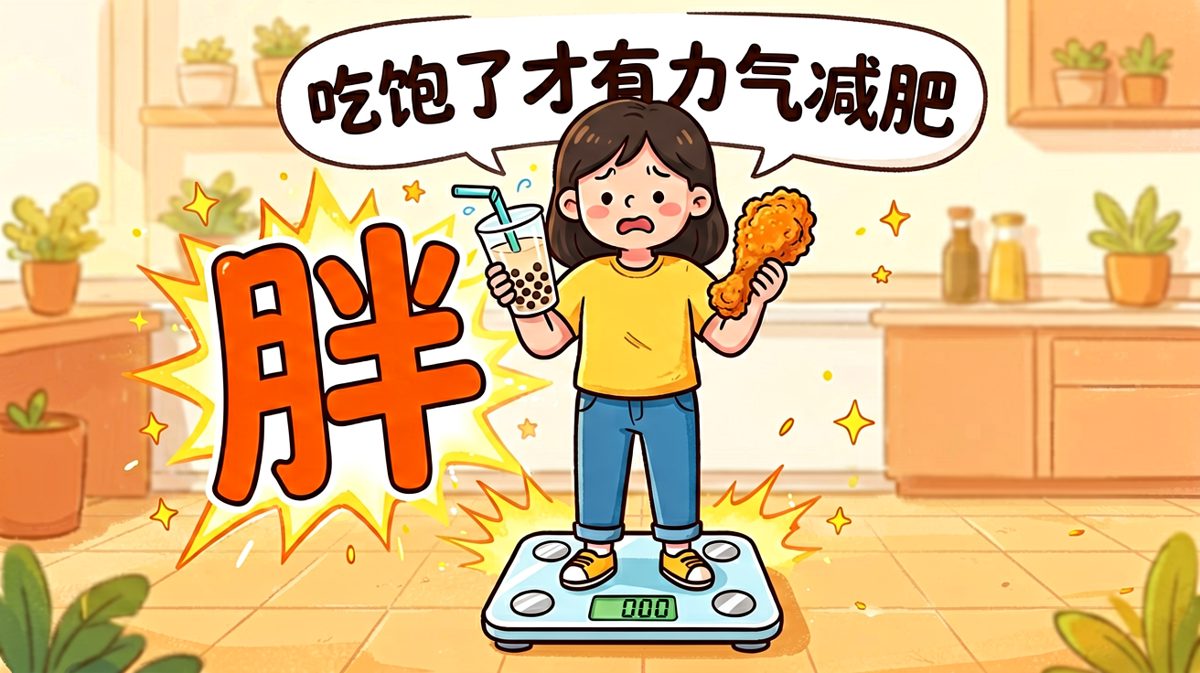 减肥这件事，等我吃完这顿再说。