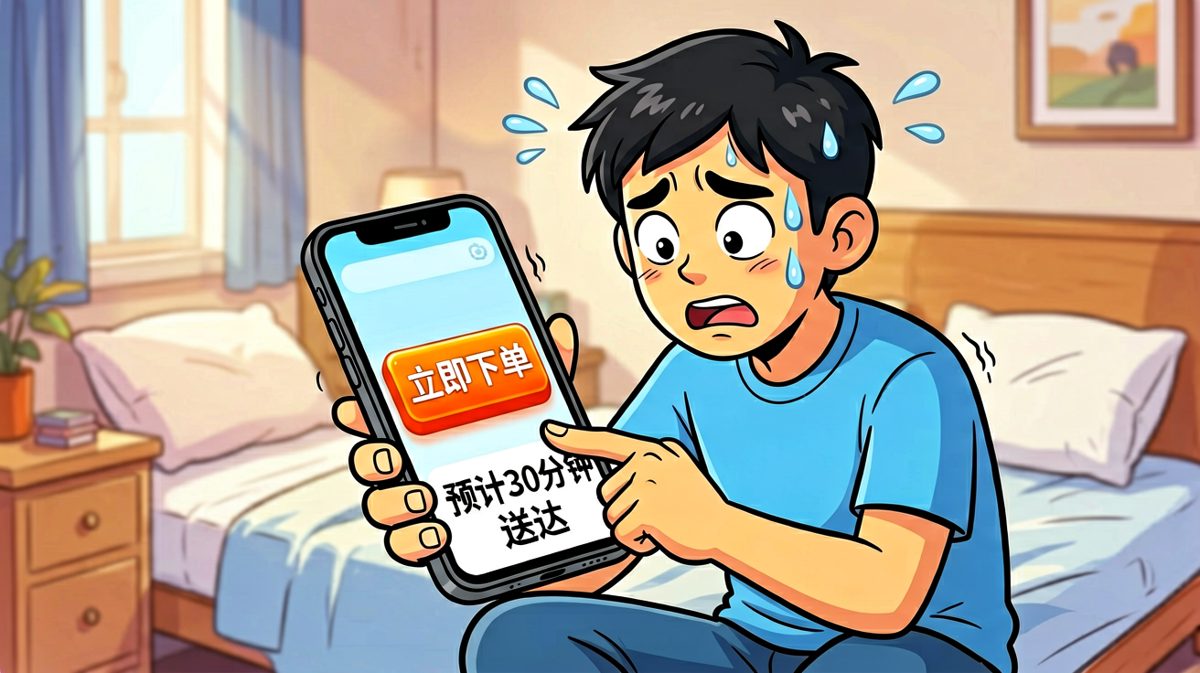 疯狂下单，等待外卖的过程紧张又期待