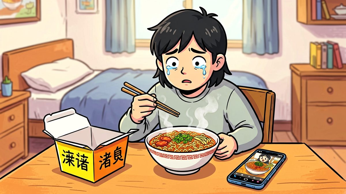 含泪吃完，对比图让人心碎