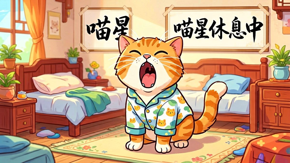 早八人猫：被窝以外的地方都是远方