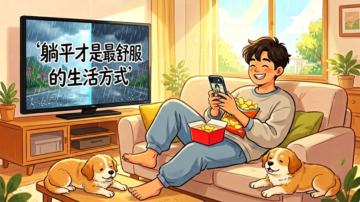 想通了一件事：躺平，才是正经事！