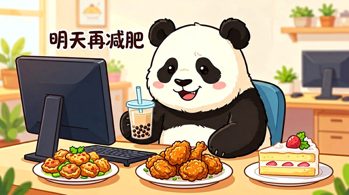 每逢佳节胖三斤，减肥计划永远从明天开始