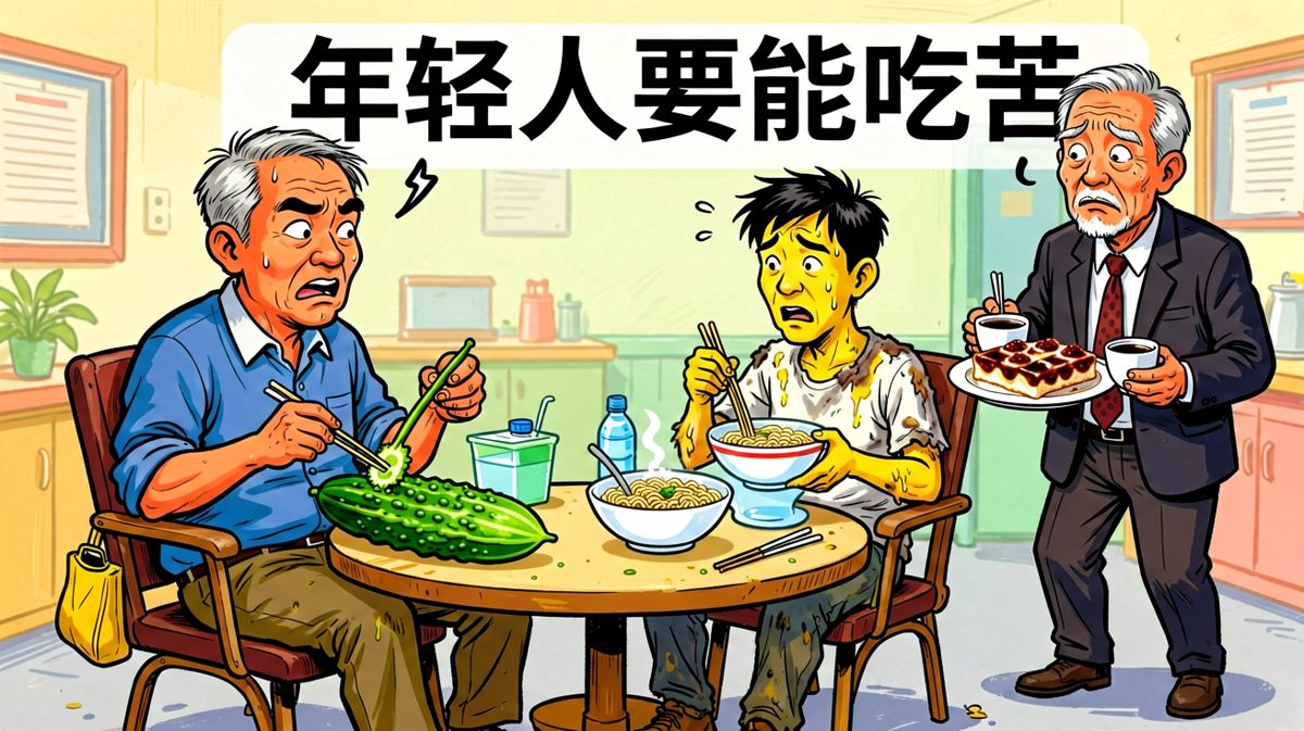 让我吃苦是真的，但我没想到是这种苦