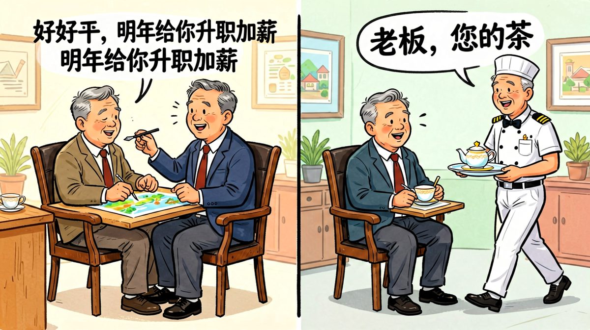 你画的饼太圆，把我画成了你的老板