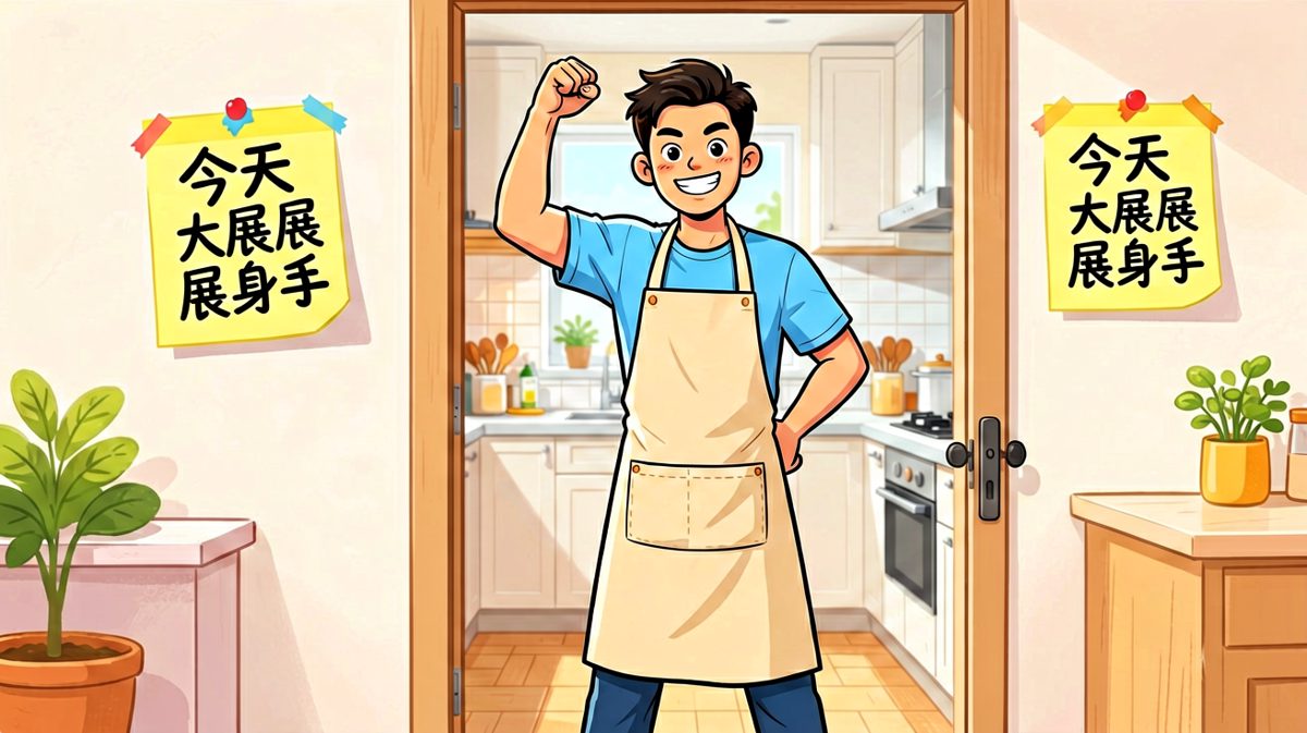 下班后雄心勃勃，我要当厨神！