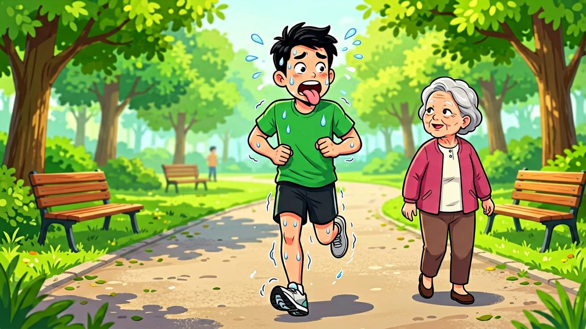 跑了三百米……我是不是高估了自己……