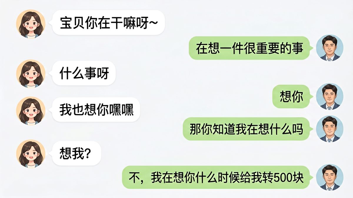 情话是套路，转账才是真爱