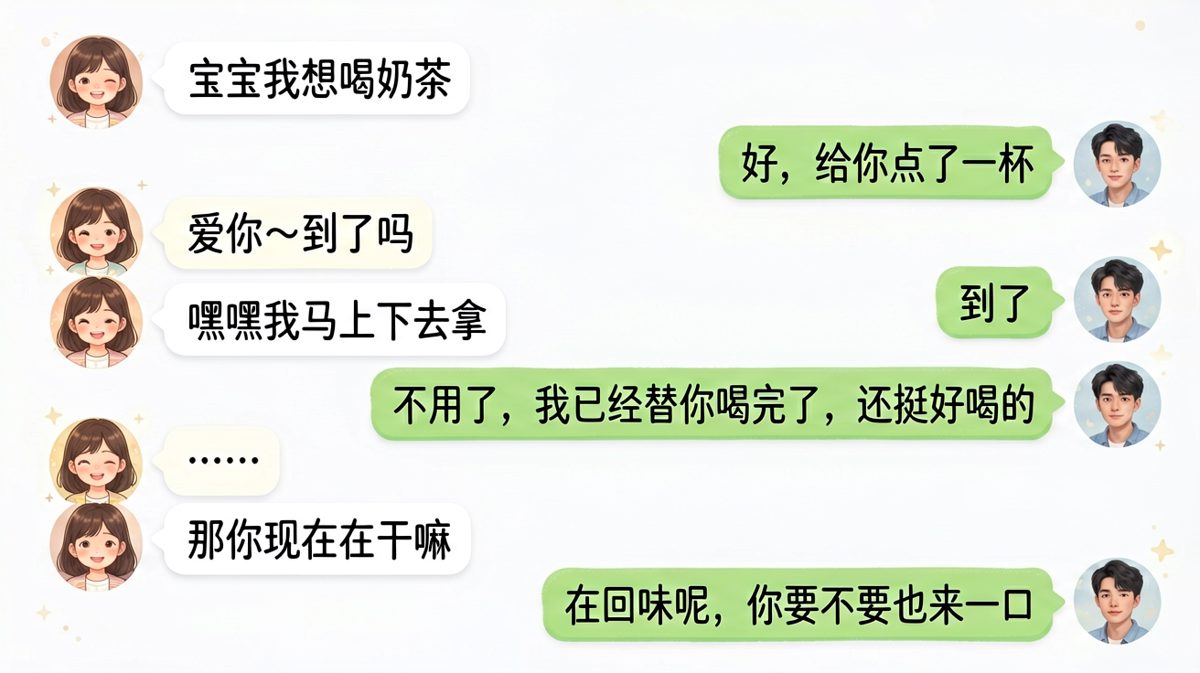 奶茶已到，人已喝光