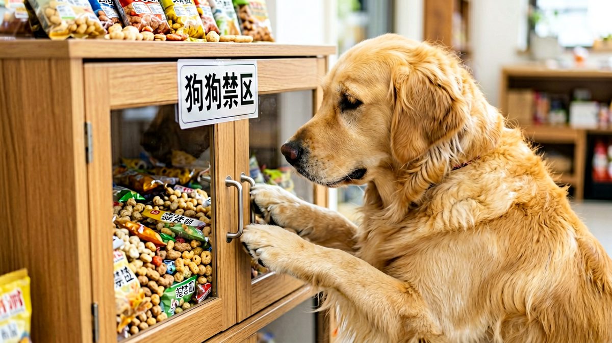 只要我够努力，零食就能自己开门
