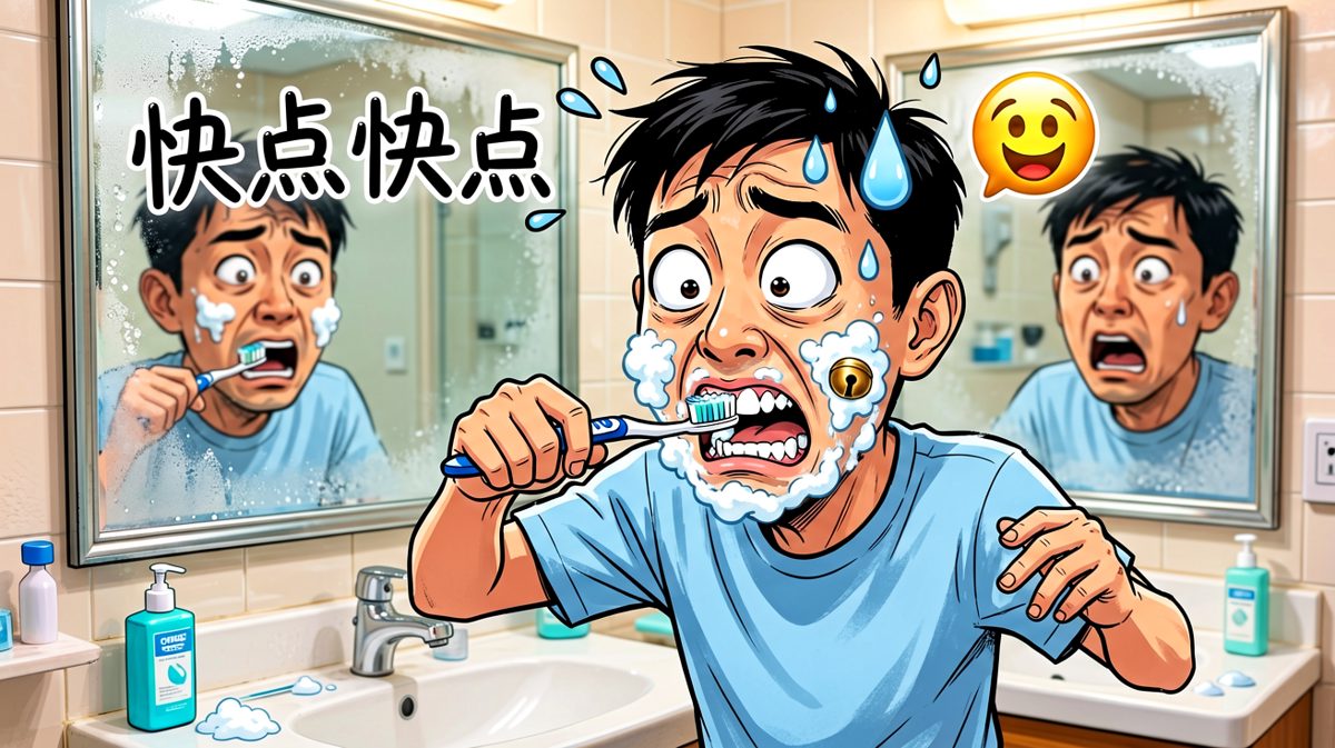 刷牙洗漱，战斗一触即发！
