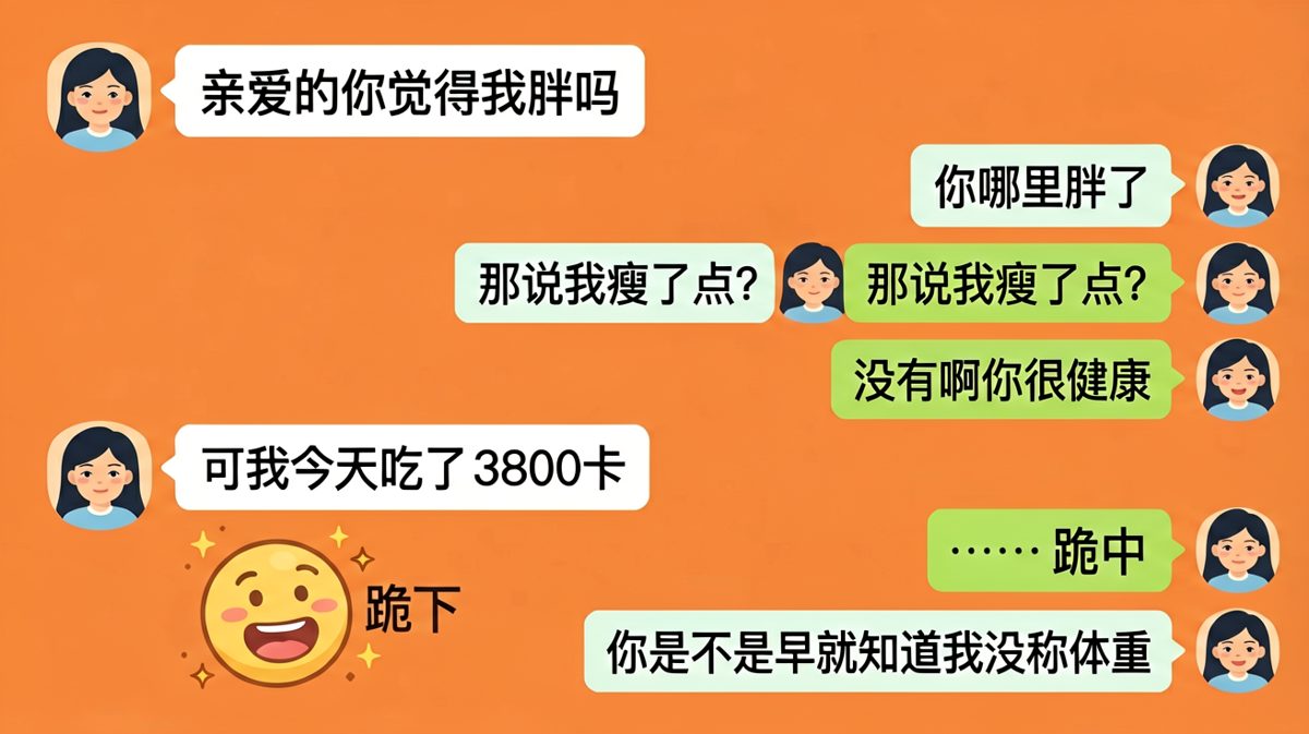 求生欲满满却败给了卡路里数字