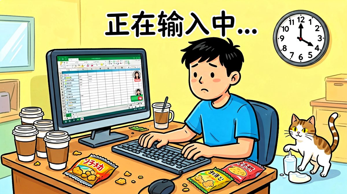 假装在工作其实摸鱼一整天