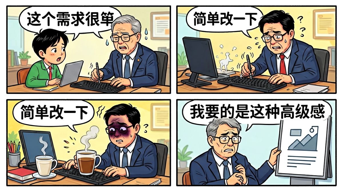 当客户说'简单调一下'