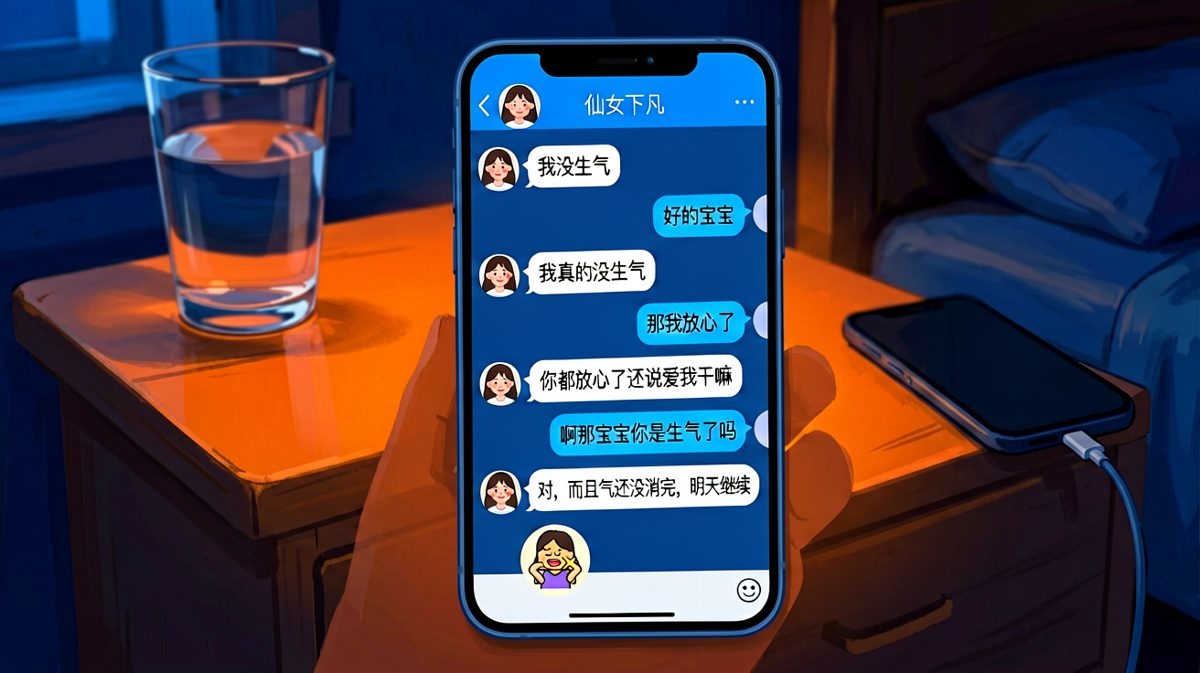 '没生气'是陷阱，'放心了'是导火索，情侣吵架的薛定谔状态完美演绎