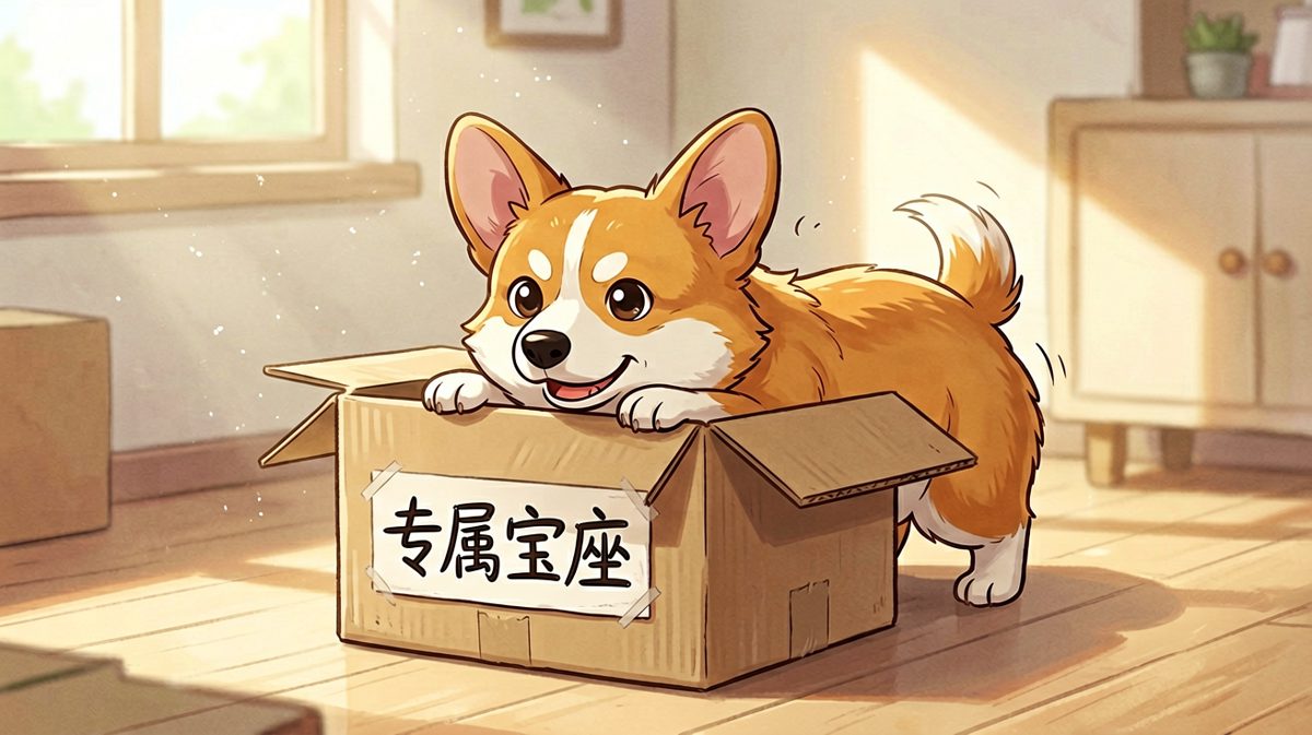 柯基的纸箱挑战