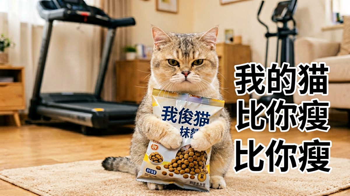 炫耀式晒猫梗，猫主子气定神闲