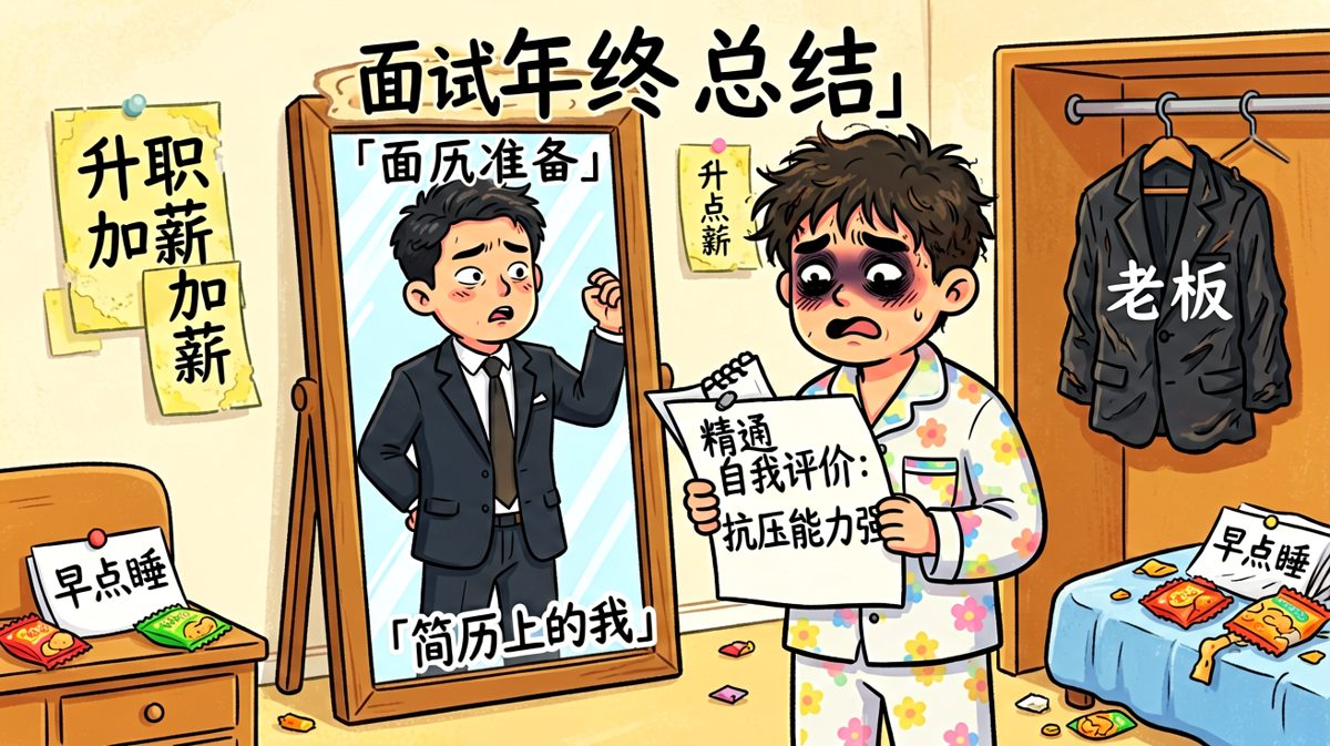 面试前一晚的自我修养：把睡衣穿成正装的感觉