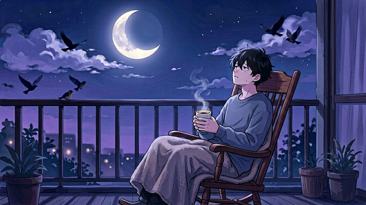 夜深人静，适合发呆，不适合emo