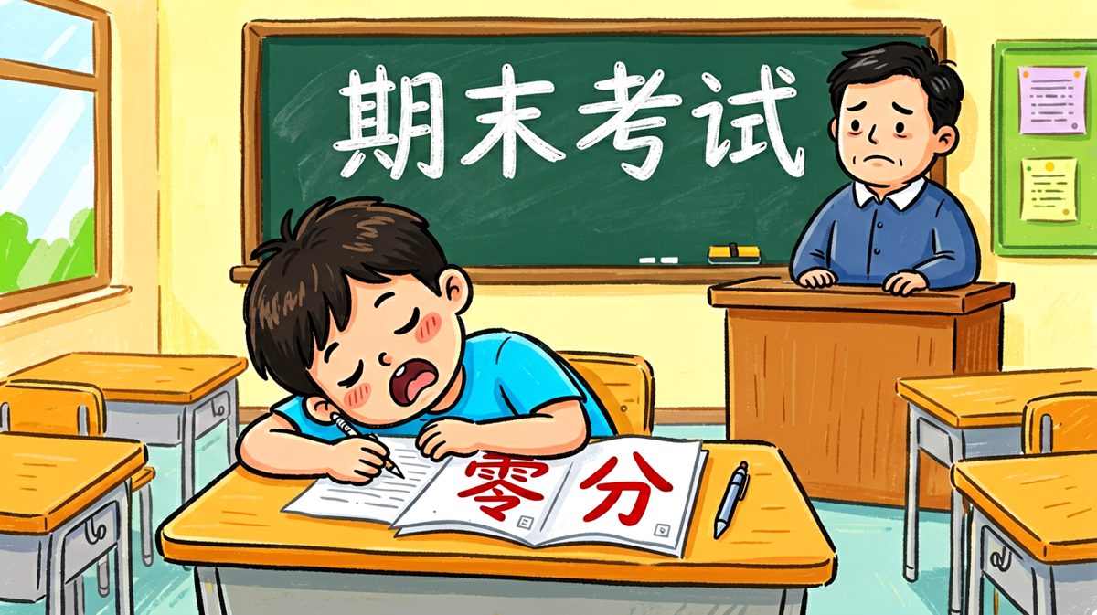 摆烂从早摆到晚，成绩出来我翻脸