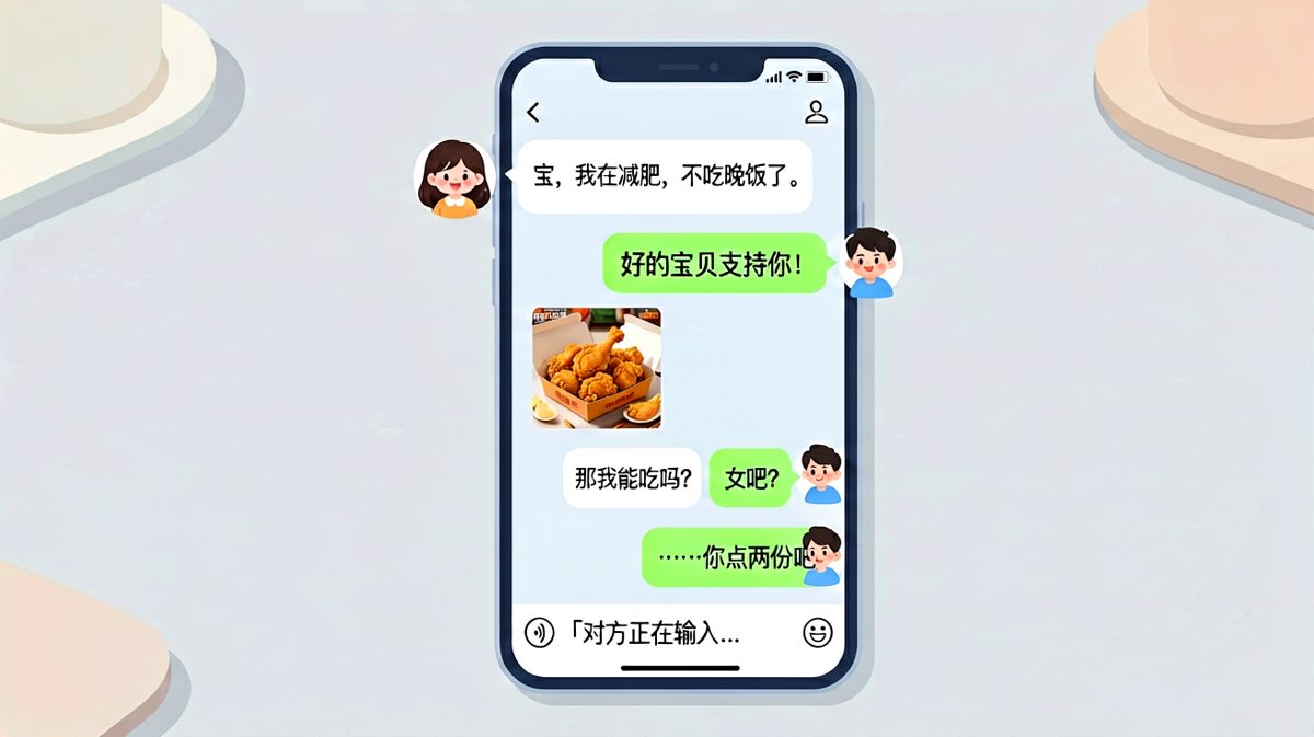 减肥只减到嘴，外卖直接点两份
