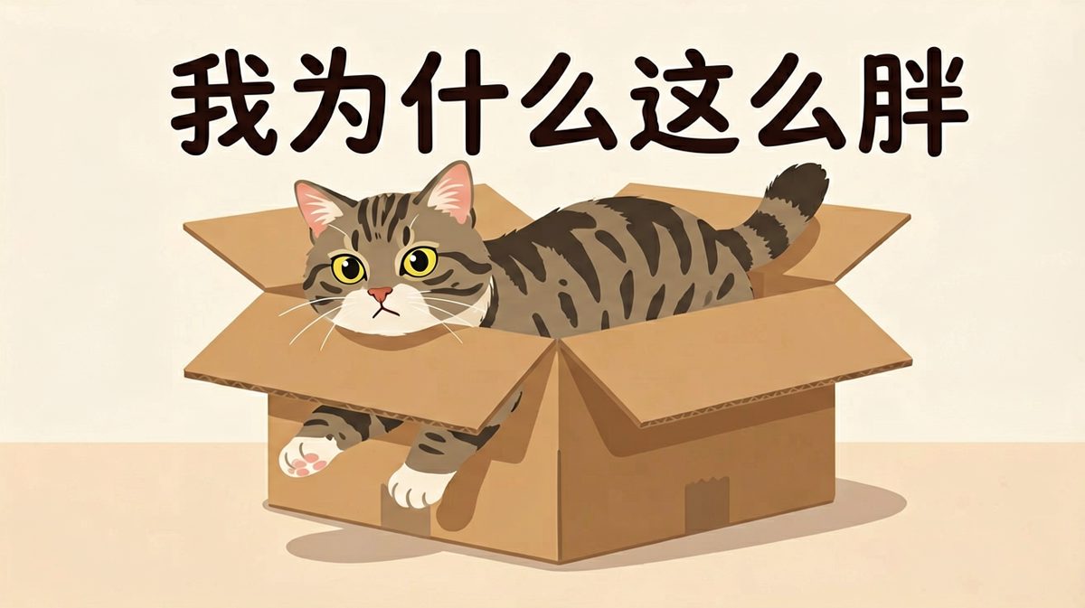 狸花猫：买的时候说能装下我，结果骗了我！