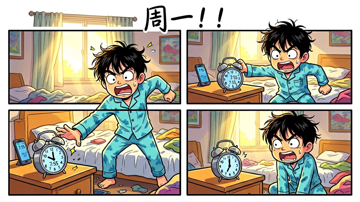 闹钟一响，弹射起步