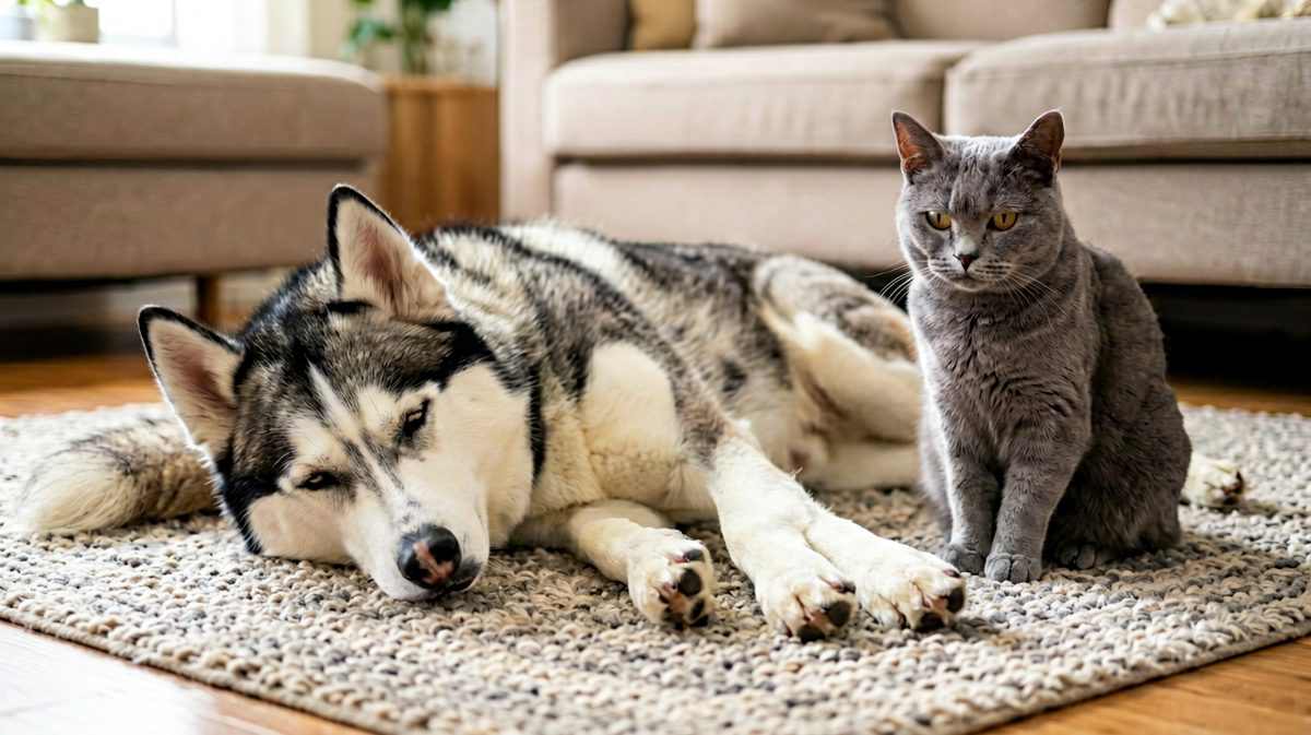 狗：演技太好也是种烦恼，猫咪看傻眼。