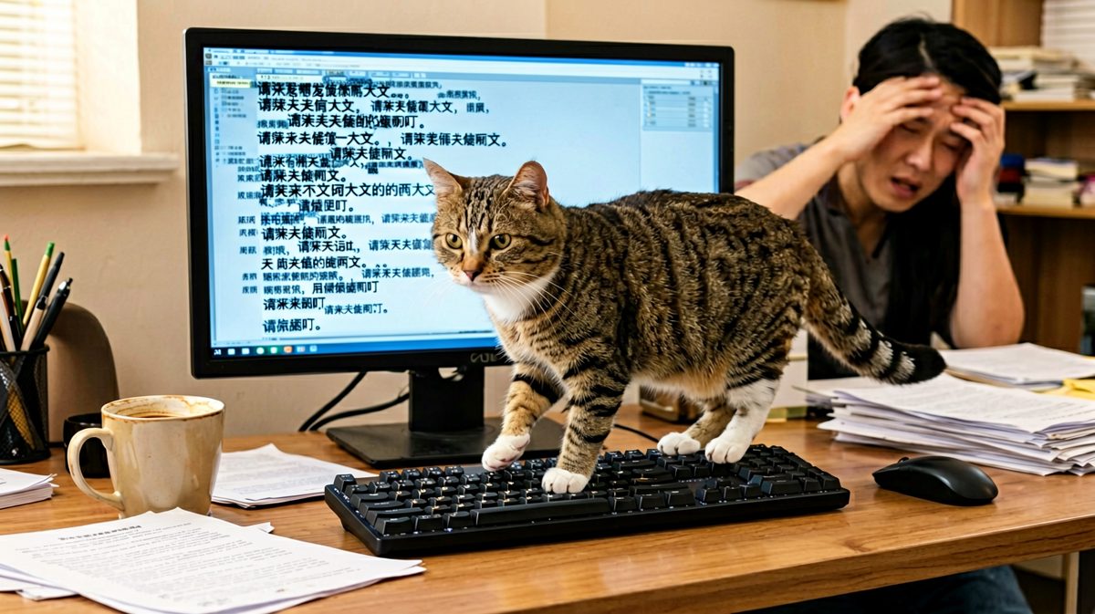 猫：今天为你写了一份'特别方案'。