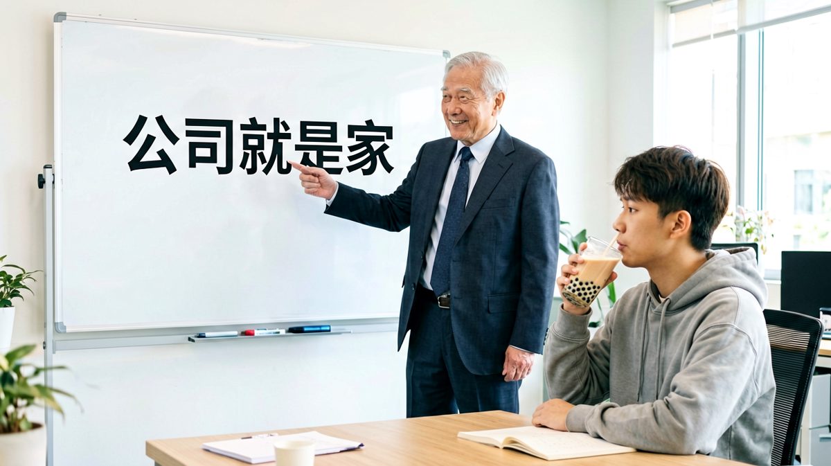 老板：公司就是家。员工：那我能穿睡衣上班吗？