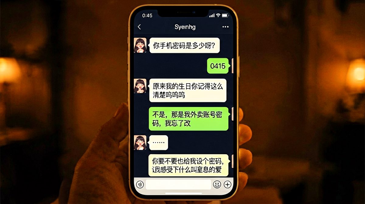 浪漫误会一秒翻车，密码居然是外卖账号的编号