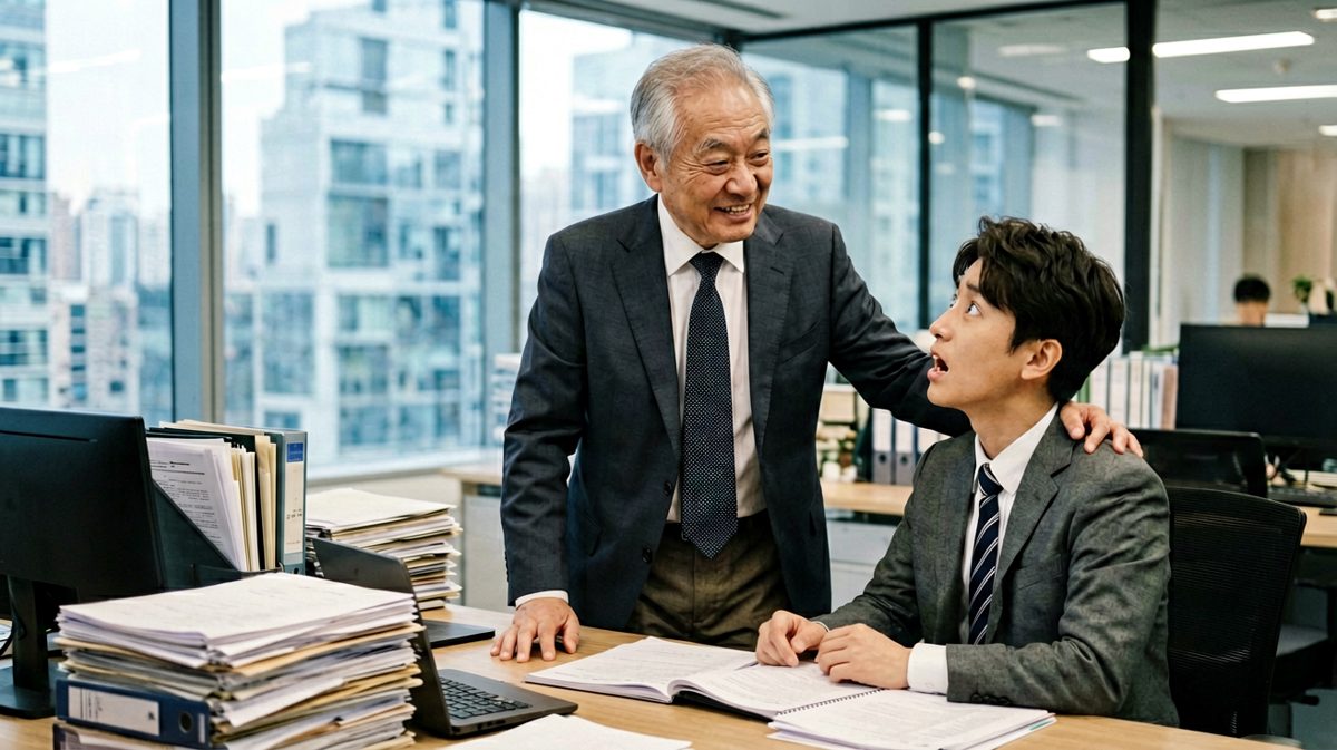 老板：听说你昨晚加班到三点？太拼了！（员工感动）老板：所以今天再加点——加到明天。
