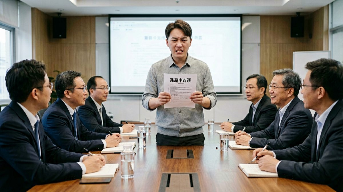员工：老板，我想申请涨薪……老板：好！给你加薪——加更多责任，加更高目标，加不可估量的成长空间！