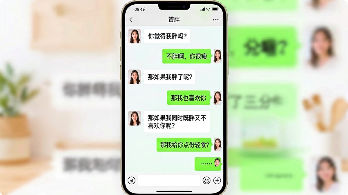 女生出连环陷阱题，男生靠外卖完美化解。