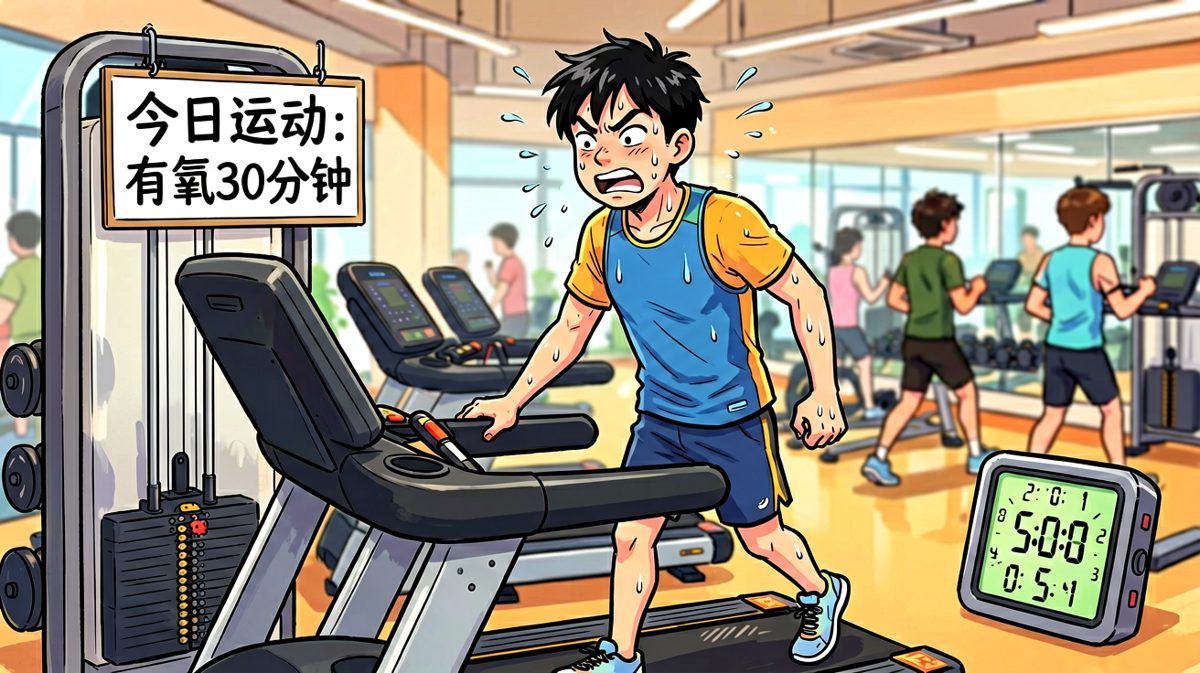 运动5分钟，感觉耗尽了一生。