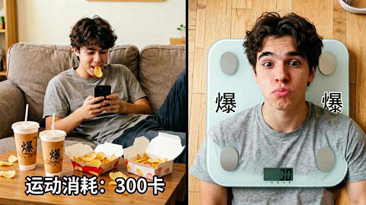 运动后……奖励自己一口，不过就一口